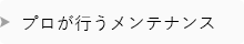 プロが行うメンテナンス